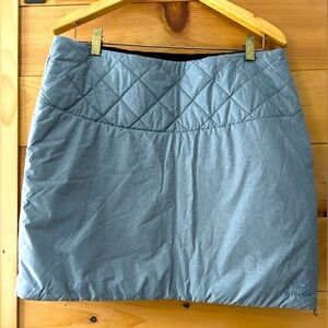 EIDER INSULATED WRAP SKIRT GREY SIZE EURO 42 LARGE